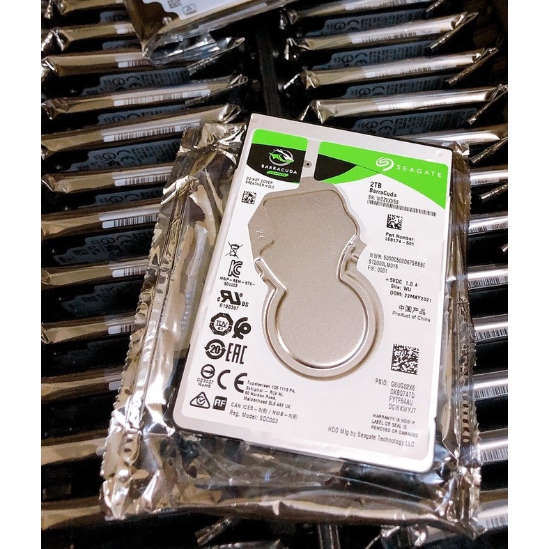 Ổ Cứng HDD Laptop 2TB Seagate Barracuda 2.5 inch SATA3 Chính Hãng