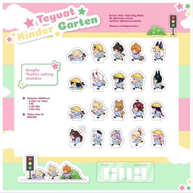 TEYVAT KINDERGARTEN STANDEE