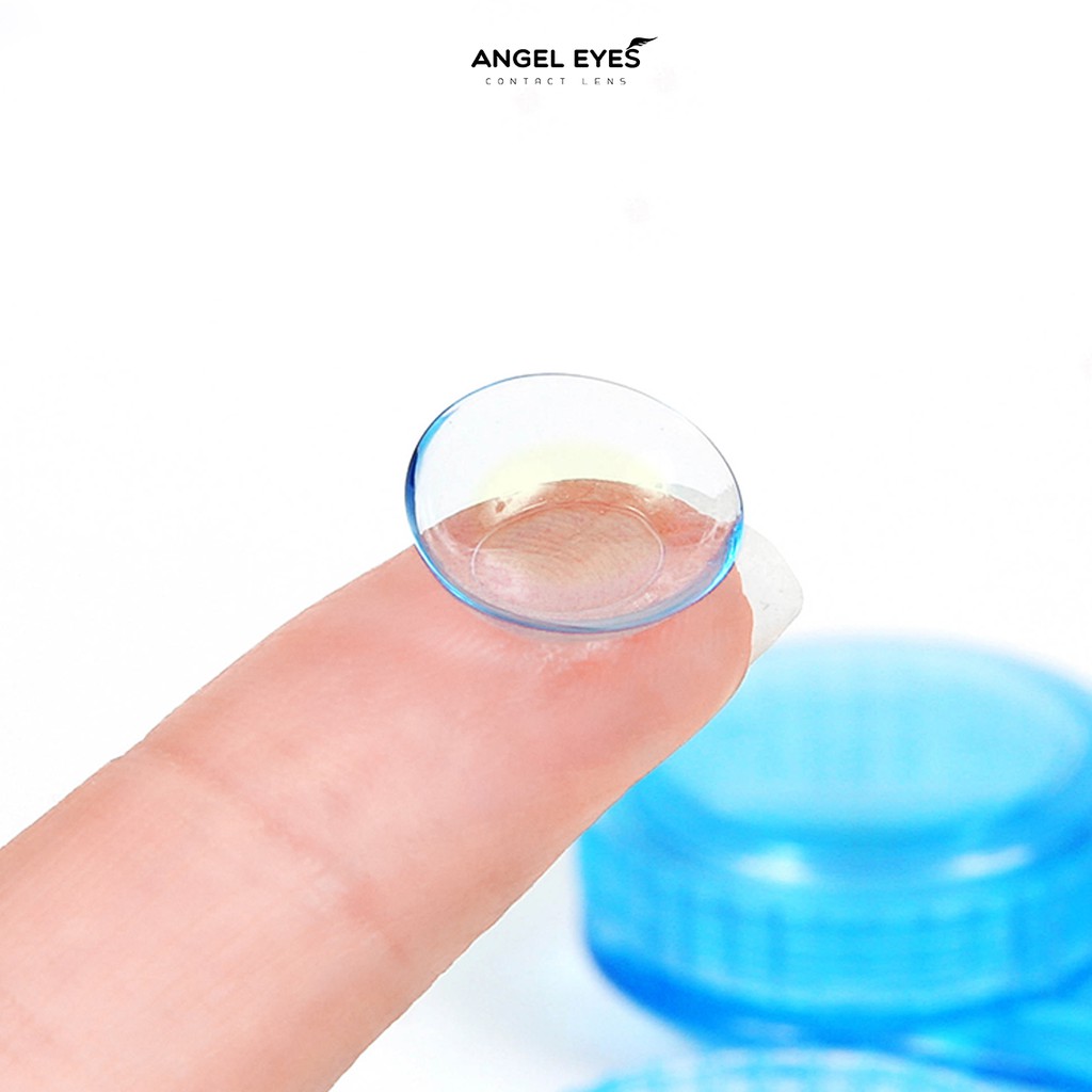 [RẺ VÔ ĐỊCH] Lens 1 ngày trong suốt Angel Eyes cho mắt nhạy cảm có độ cận từ 0 đến 6 độ chống ánh sáng xanh