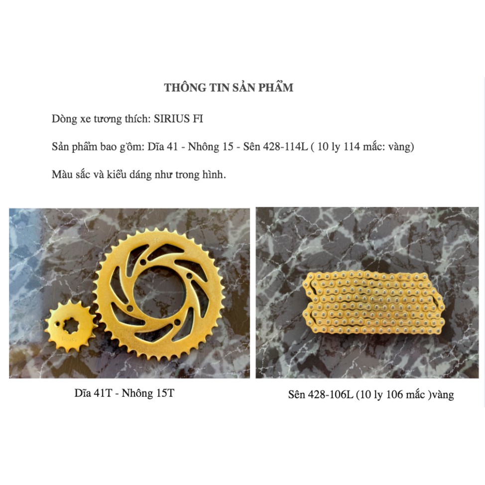 NHÔNG SÊN DĨA TAURUS VÀNG