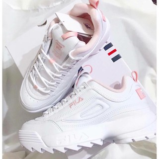 Giày thể thao Fila mầu trắng hồng