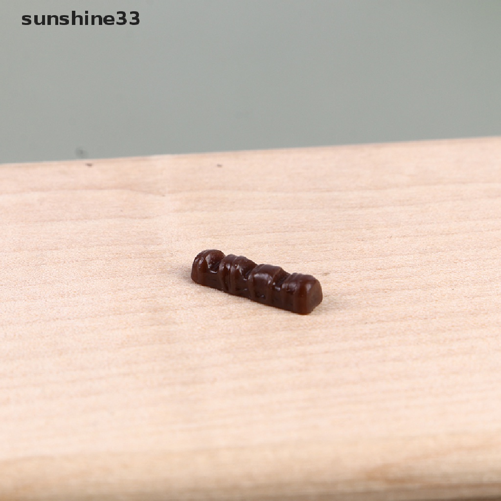 1 Bộ Mô Hình Đồ Ăn Vặt Sô Cô La Trang Trí Nhà Búp Bê Tỉ Lệ 1: 12