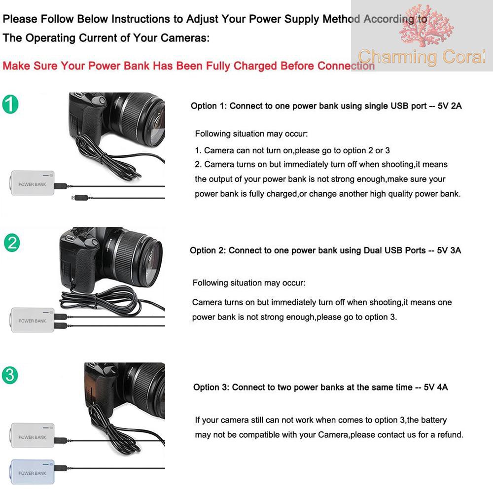 CTOY Andoer Dual USB Power Kit AC Adapter Replacement NP-FW50 DC Coupler Dummy Battery Fully Decoded for Sony NEX-3 series, NEX-5N/5R/5C/5T series, NEX-6 series, NEX-7 series, a5000, a6300, a6000, A33,DSC-RX10 RX10 II Camera