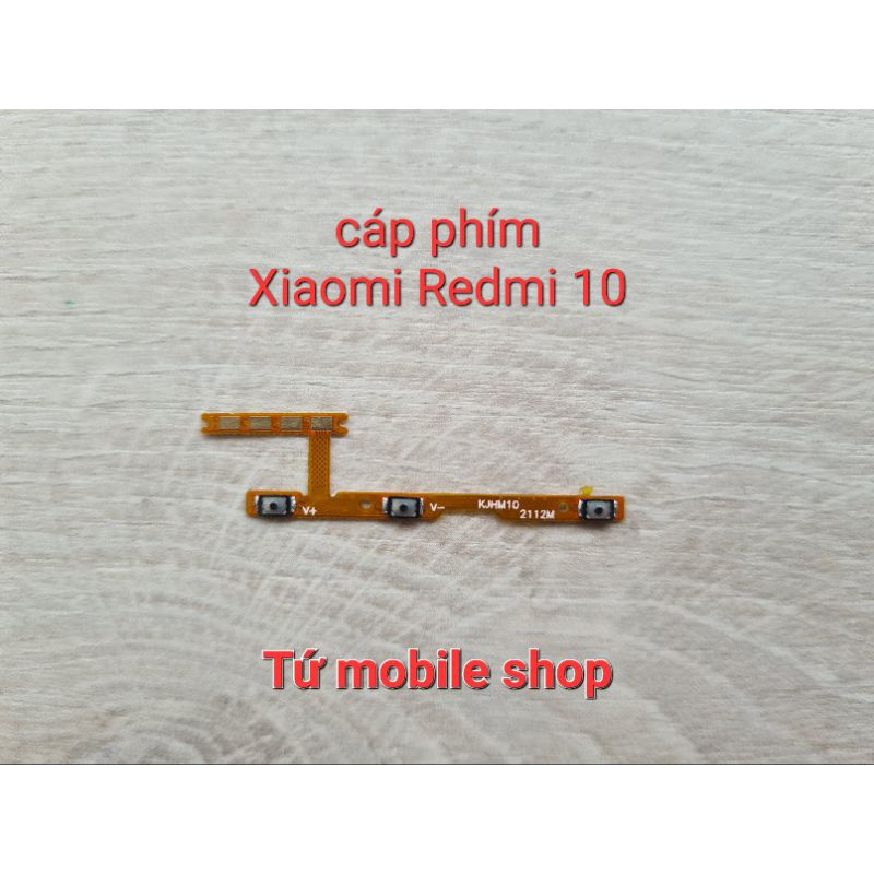 Cáp phím nguồn , phím âm lượng Xiaomi Redmi 10 , Redmi10