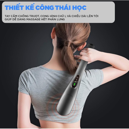 Máy Massage Yoko🔥🔥Máy Massage Cầm Tay 🔥🔥 Đa Năng Cao Cấp Mát Xa Chuyên Sâu Cho Cổ, Vai Gáy, Bụng, Lưng, Cánh tay