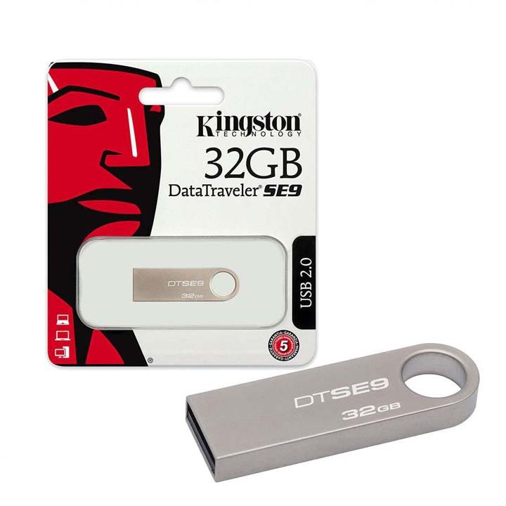 USB Kingston SE9 mini - Hàng chính hãng bảo hành 5 năm