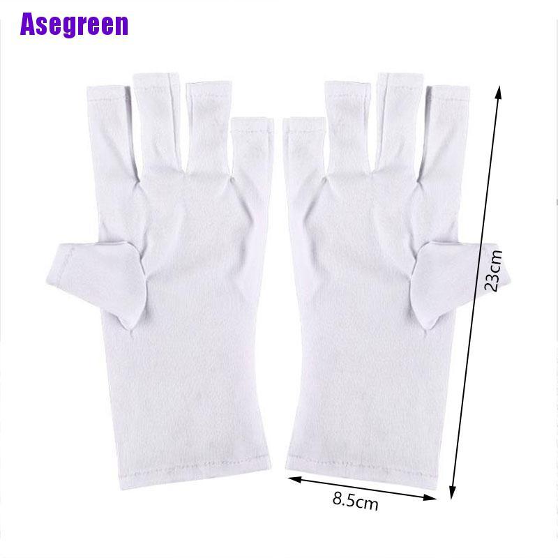 (Hàng Mới Về) Găng Tay Bảo Vệ Chống Tia uv Khi Làm Khô Móng Tay