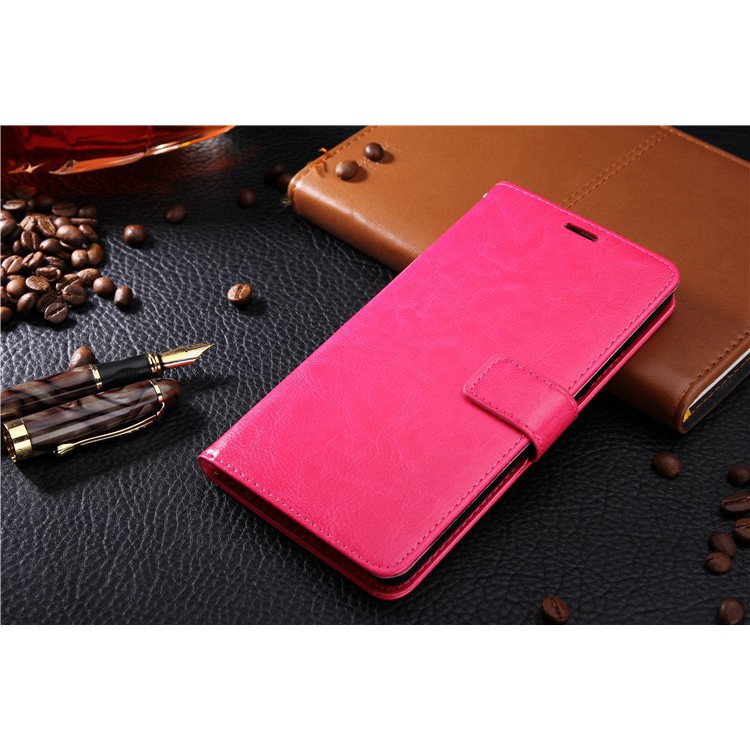 Bao da điện thoại màu trơn có ngăn đựng thẻ cho Oppo R11S R11S+ F5 F7 | BigBuy360 - bigbuy360.vn