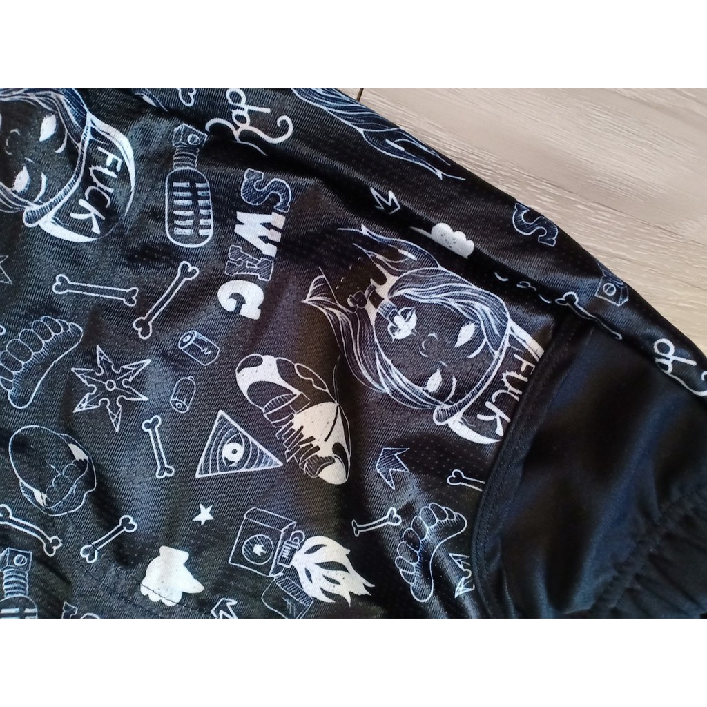 quần short hoạt hình unisex oversize 40-90kg (m5)