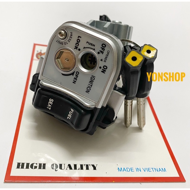Bộ Ổ Khoá Xe Airblade 2013 Chìa 8 Cạnh Chống Trộm Hàng Cao Cấp Chính Hãng VƯƠNG NIỆM