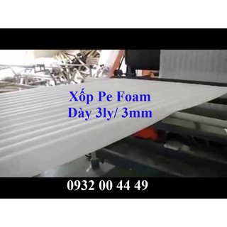 1m mút xốp pe foam dày 3mm - 3ly bọc gói hàng