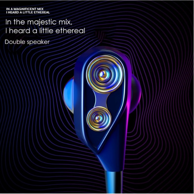 Tai nghe nhét trong 4D âm siêu trầm có dây giắc cắm 3.5mm