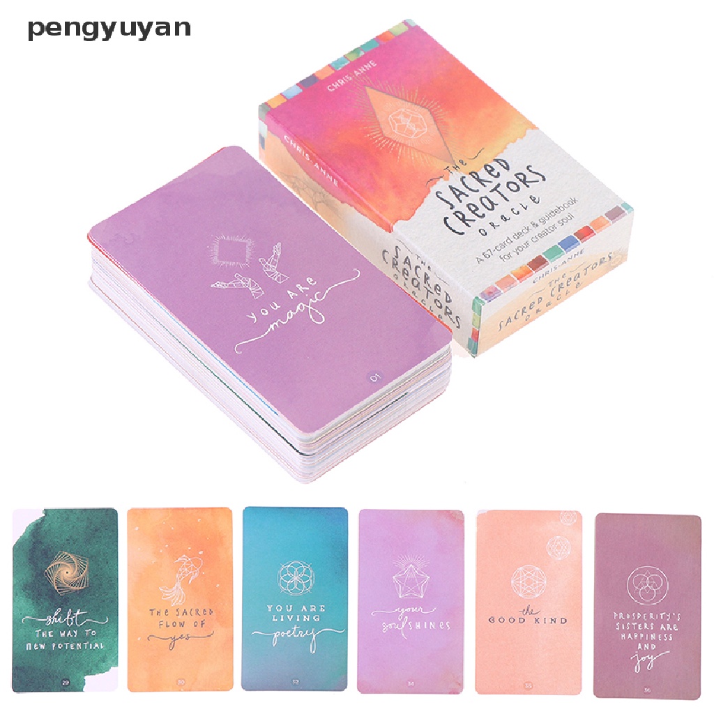 (pengyuyan) The Sacred Creators Oracle Tarot Card Prophecy Divination Deck Party Board Game vn