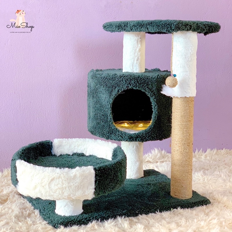 Nhà cây 3 tầng cho mèo 😻 tặng kèm pate 60g 😻 Inbox Shop nếu muốn up size