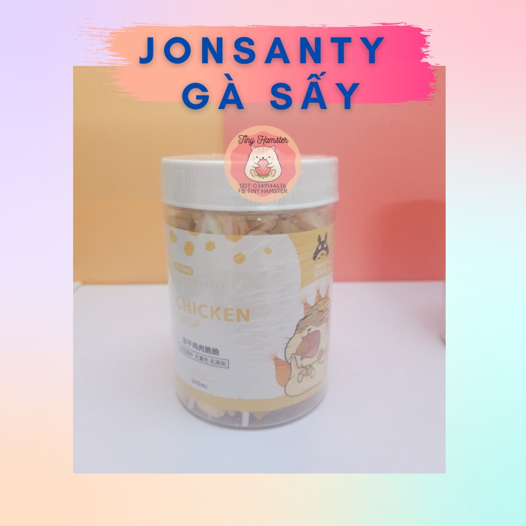 Gà sấy lạnh dành cho hamster ăn vặt