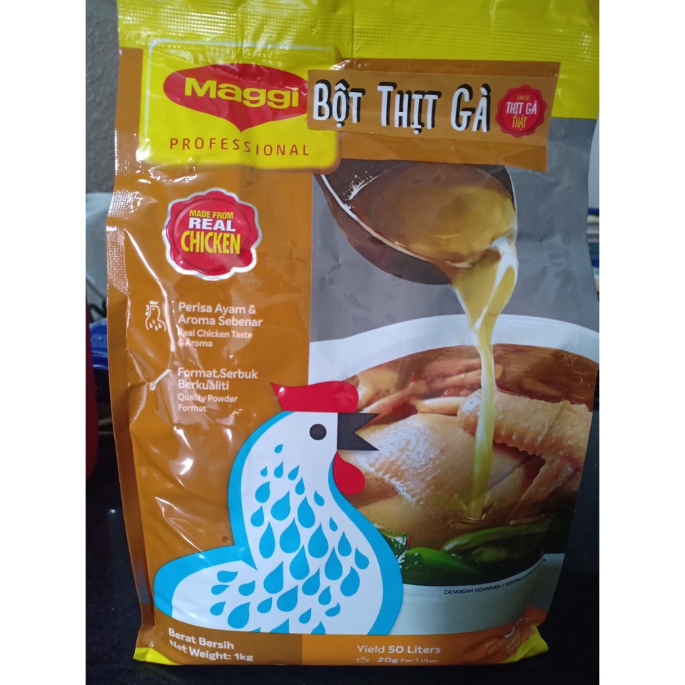 👨‍🍳BỘT THỊT GÀ, SÚP NỀN THỊT GÀ MAGGI 1KG 🥣 THƠM NGON, ĐẬM VỊ