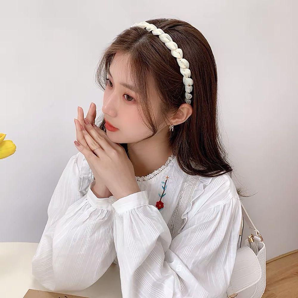 Băng Đô Rửa Mặt Vải Lưới Mỏng Kiểu Hàn Quốc Dễ Thương Cho Bạn Gái