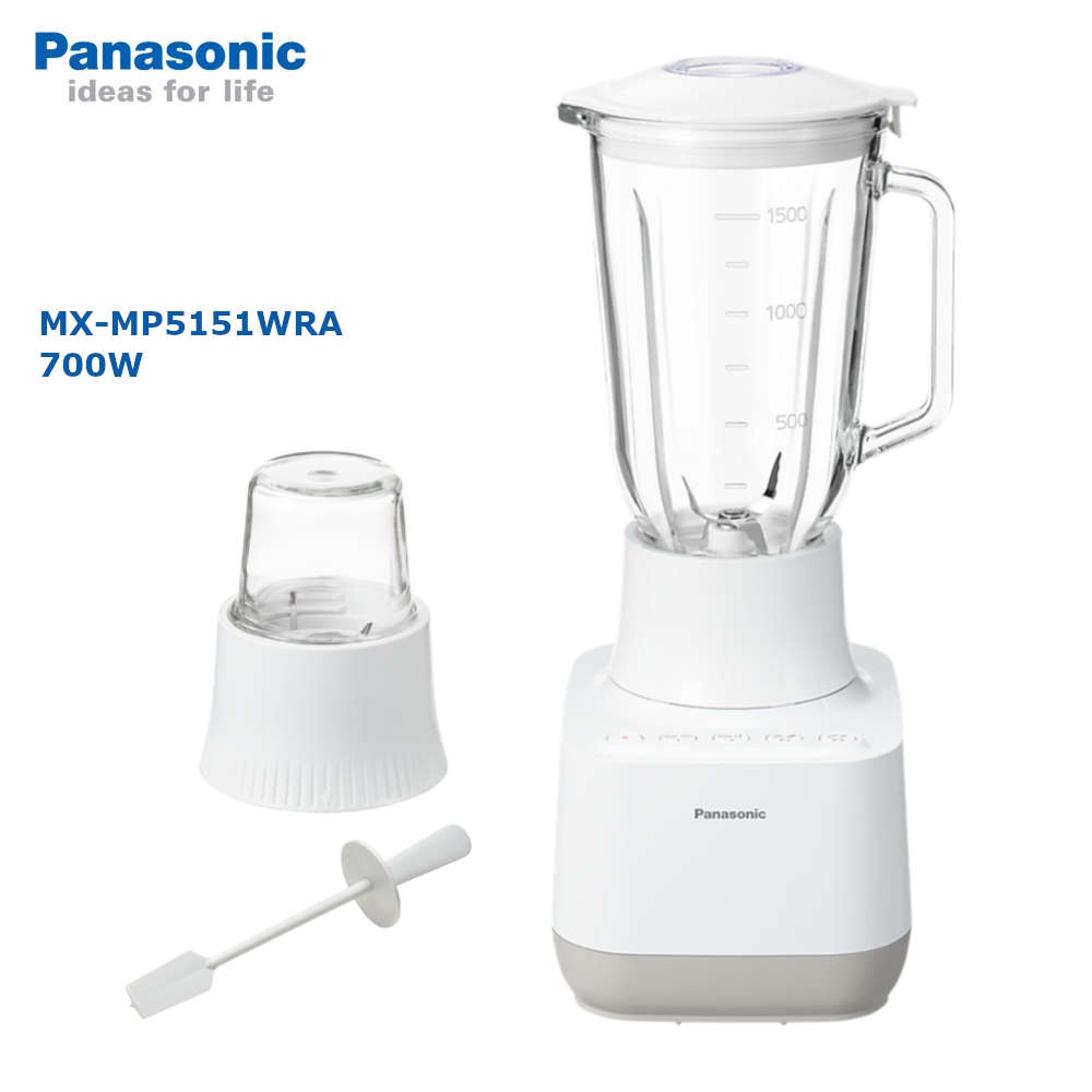 Máy xay sinh tố 2 cối Panasonic MX-MP5151WRA dung tích 1.5 lít, công suất 700W, sản xuất Đài Loan