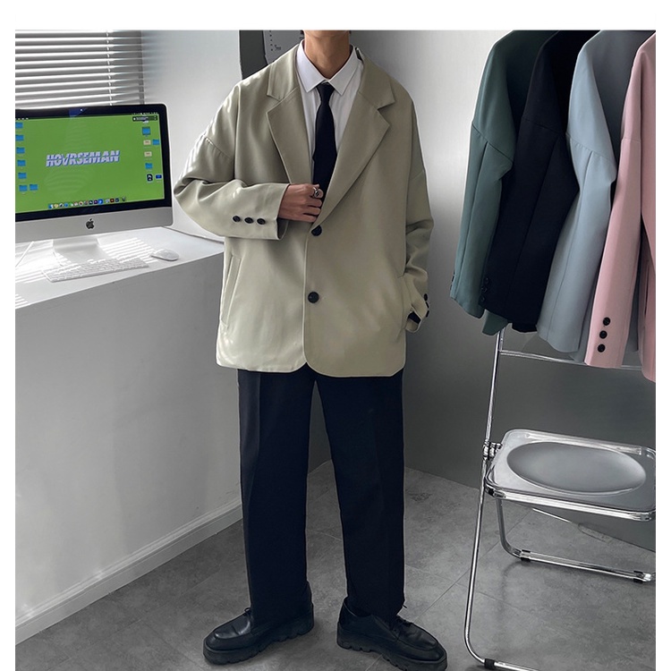 Áo Blazer nam Mavota áo khoác vest unisex form rộng phong cách Hàn Quốc AB005