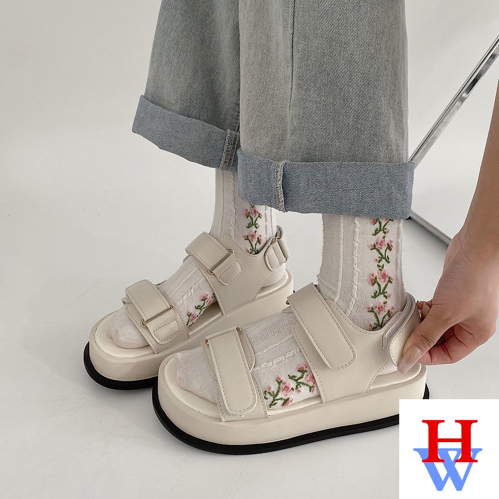 Giày Sandal Nữ Mùa Hè Phong Cách Hàn Quốc