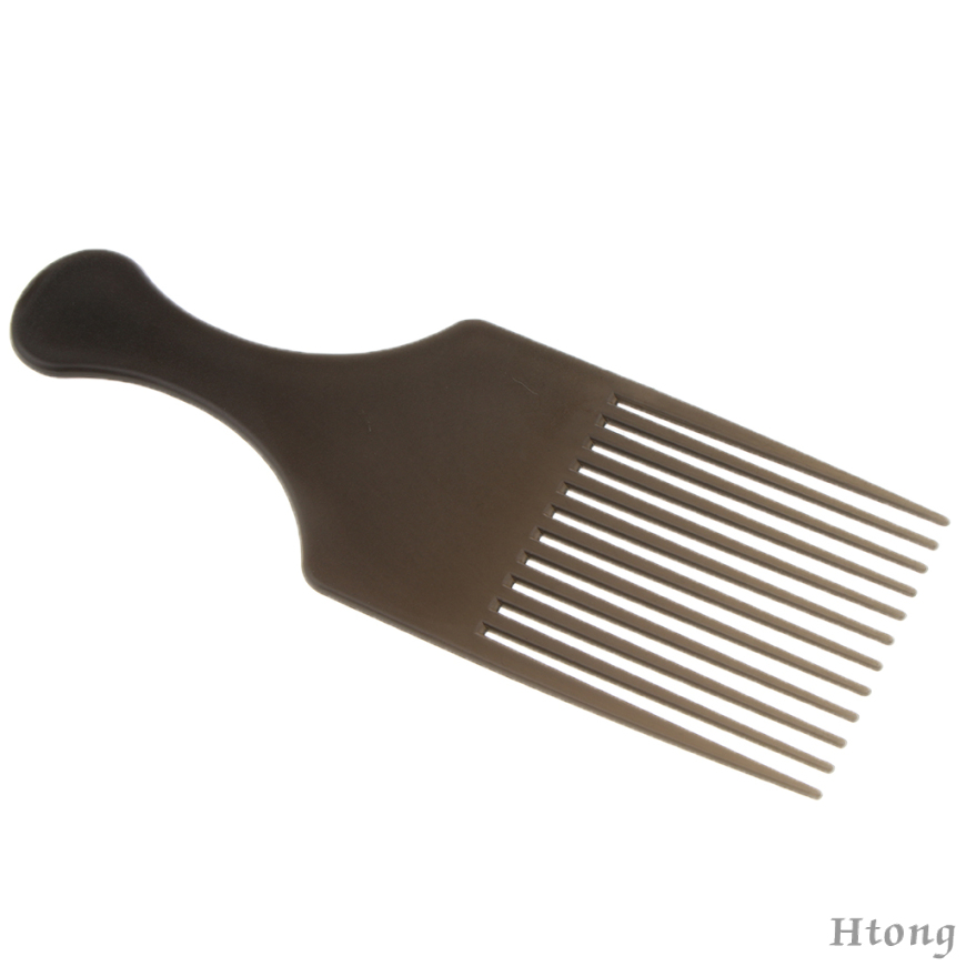 Handheld Afro Hair Pick Lift Comb Wide Tooth Curly Hairdressing Styling Comb