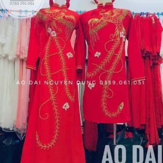 Áo dài cặp dâu rễ
