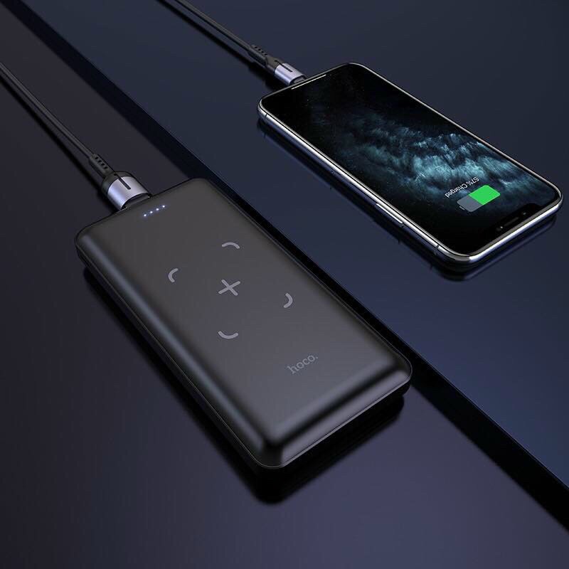 Pin Sạc Dự Phòng Hoco J50, Dung Lượng 10000mAh, Chíp IC Thông Minh, Hỗ Trợ Sạc Không Dây Các Dòng Máy, Chống Cháy Nổ.