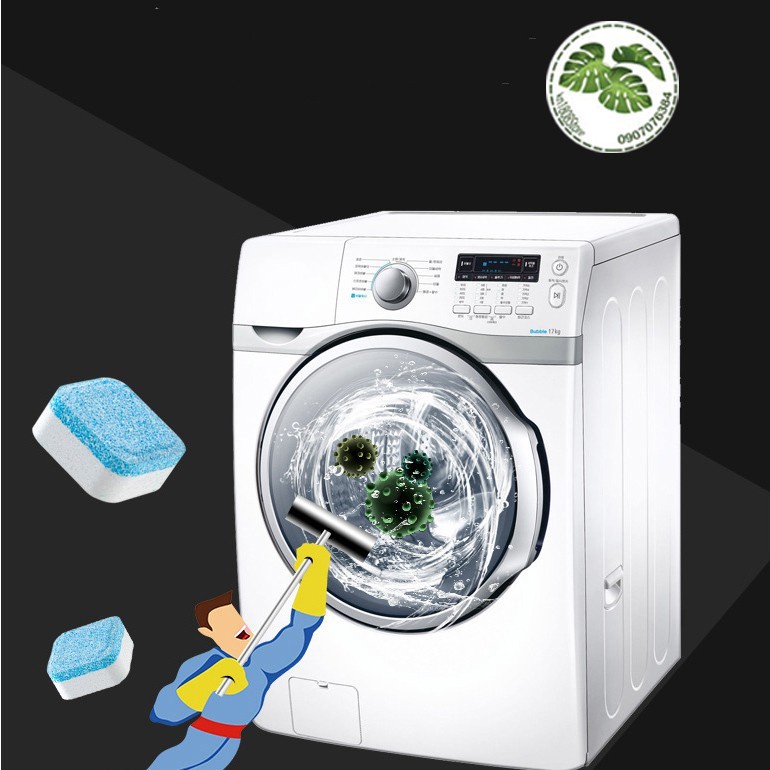 FREESHIP Viên tẩy vệ sinh lồng máy giặt giúp diệt khuẩn và tẩy chất cặn