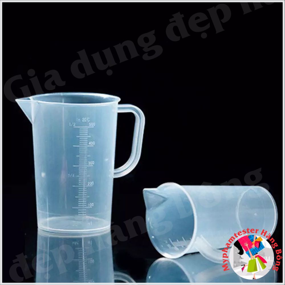 [5⭐] Ca đong nhựa chia vạch các cỡ nhựa dẻo trong suốt