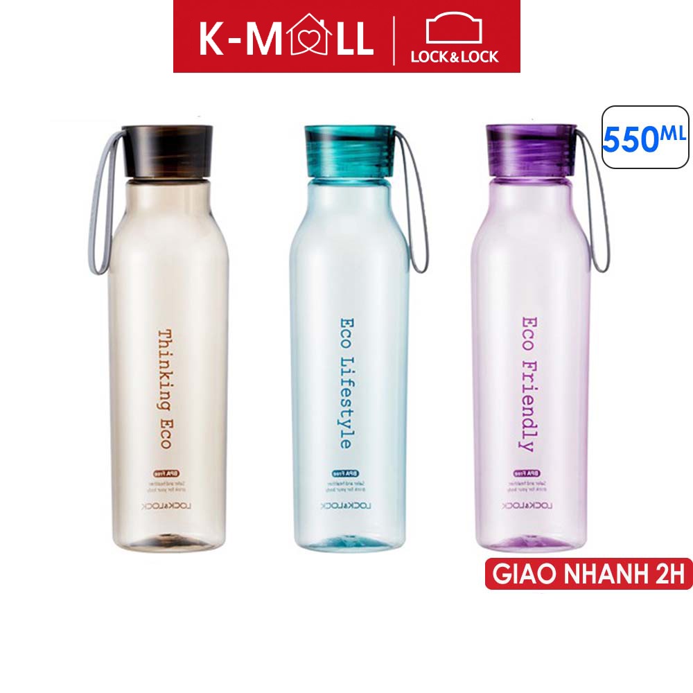 Bình đựng nước Lock&Lock eco water bottle ABF644 550ml - BABYHOPHCM