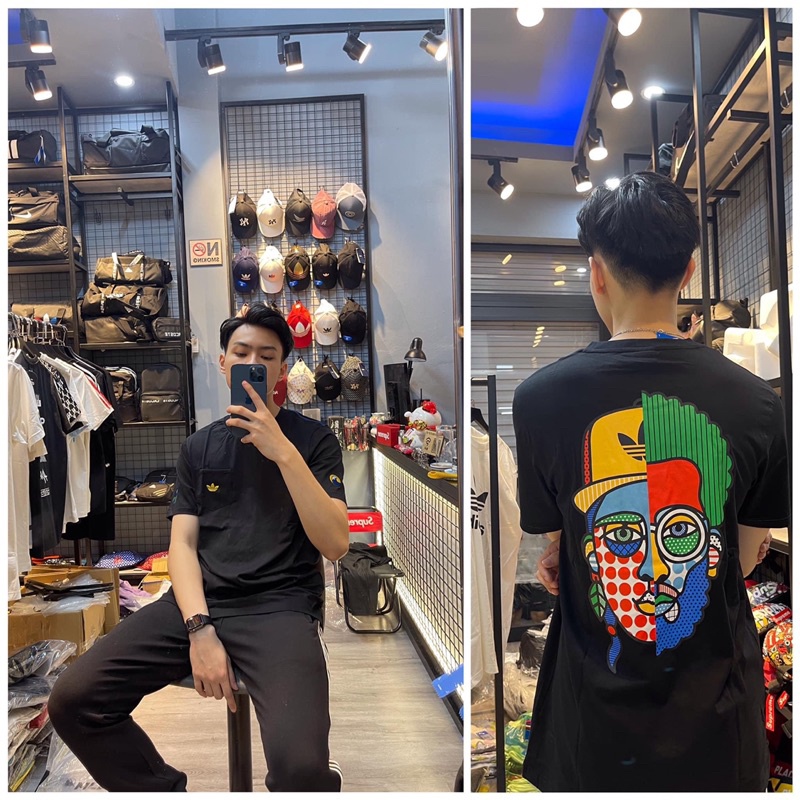 Áo thun logo hoạ tiết  nam nữ