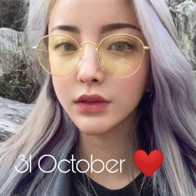 Kính Nobita màu vàng ( ảnh thật)