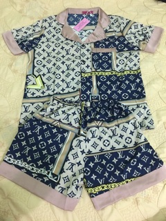 Bộ ngủ lv chất lụa
