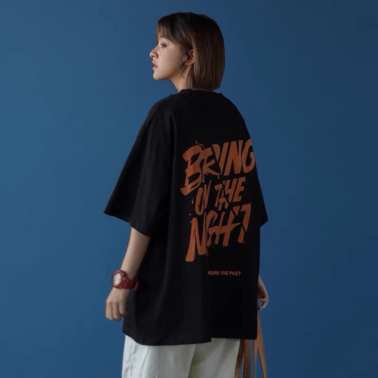 Áo thun tay lỡ from rộng [BRING ON THE NIGHT] Unisex . | BigBuy360 - bigbuy360.vn