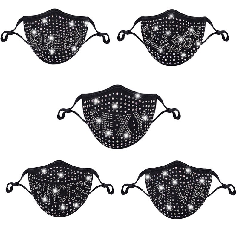 Khẩu trang đính đá cao cấp