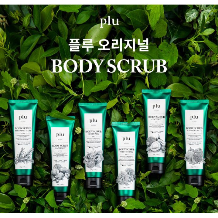 Tẩy Tế Bào Chết Body Chiết Xuất Từ Thiên Nhiên PLU Body Scrub 200g