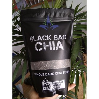Hạt chia úc Organic chia Seeds túi đen 500g cao cấp - Loại đặc biệt