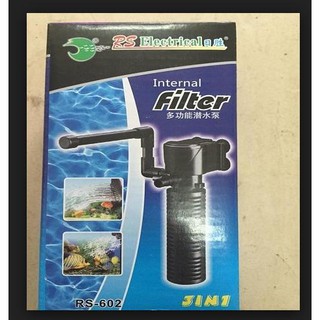 Máy lọc bể cá mini 3W. Có tích hợp đầu tạo oxy