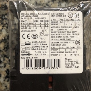 Khởi động từ Siemens Đức - Contactor