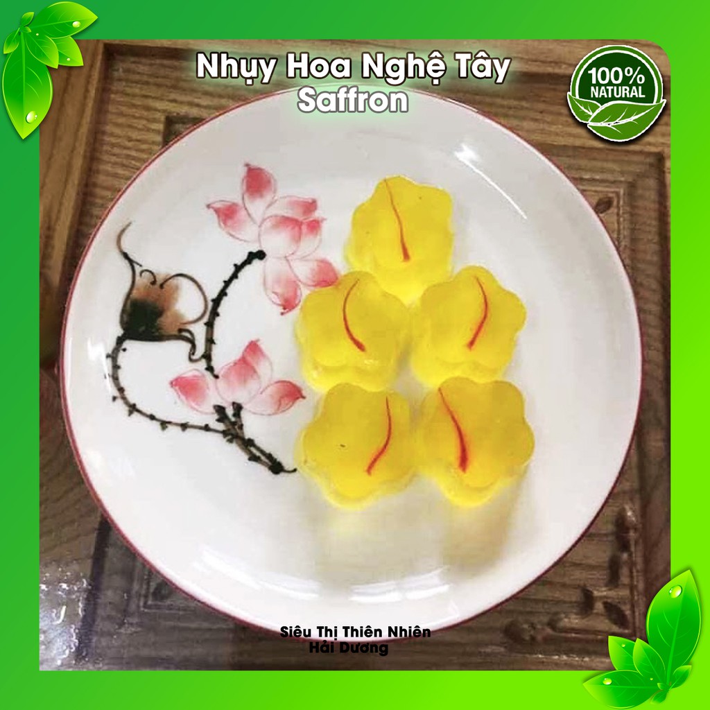 Nhụy Hoa Nghệ Tây Mộc Sắc Lọ 1 gam – An thần, Trẻ hóa da, Ngừa lão hóa - Siêu Thị Thiên Nhiên Hải Dương