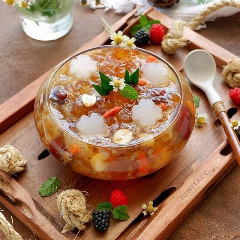 SET CHÈ TUYẾT YẾN DƯỠNG NHAN - SET NẤU 20-30 CHÉN