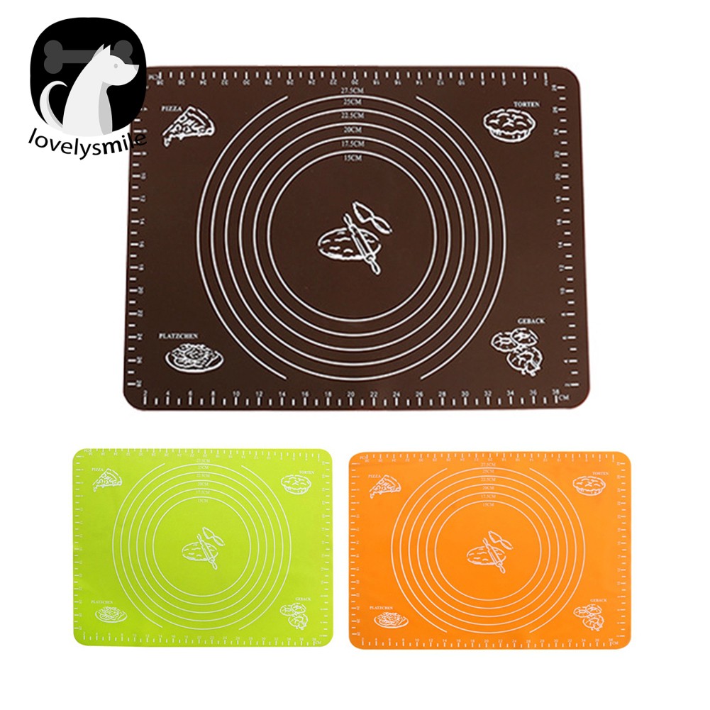 L ~✌Thảm Nhào Bột Làm Bánh Bằng Silicone Chống Dính