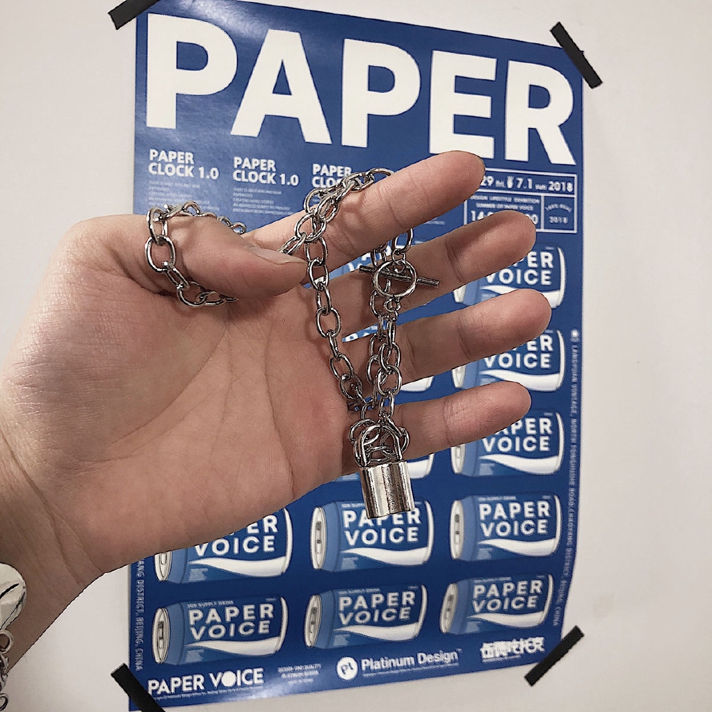 Dây Chuyền Thép Titan Không Phai Màu Phong Cách Hip Hop Thời Trang 22368