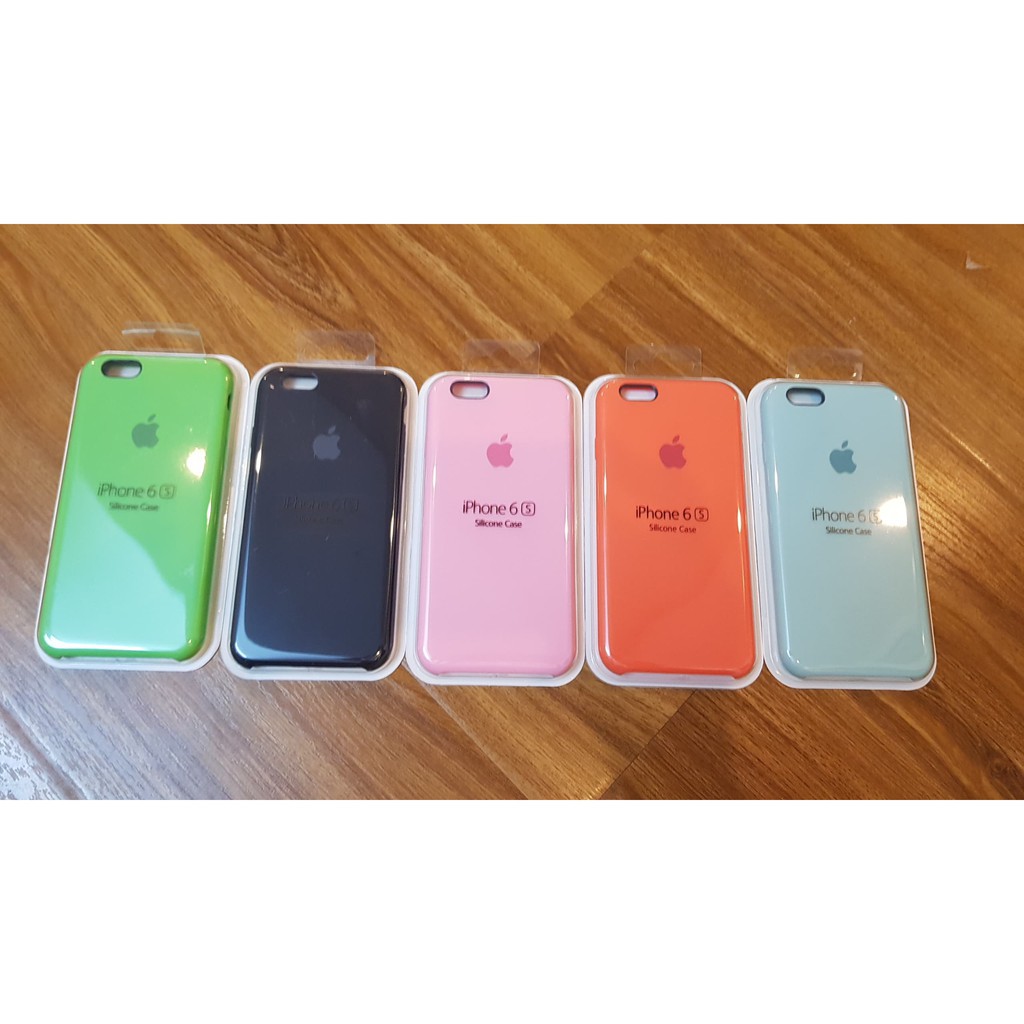 [Shopee trợ giá] Ốp Silicon Apple chống bẩn cho iPhone 6/6s/7/8/Plus/X/Xsmax (Hàng 1:1 zin logo táo)