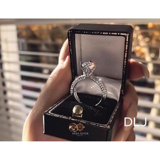 [Bạc Chuẩn] NHẪN NỮ HOÀNG ĐẸP LỘNG LẪY ĐƯỜNG KÍNH 1.7CM