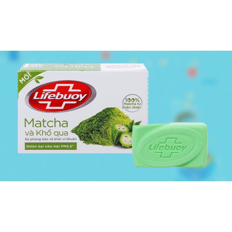 Combo 3 Bánh xà bông Lifebuoy Matcha và Khổ Qua