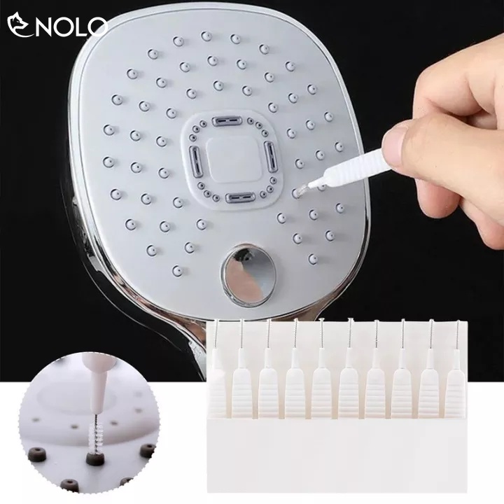 Set 10 Bàn Chải Cọ Nylon Mini Vệ Sinh Lỗ Tai Nghe Loa Chui Sạc Vòi Sen Loa Các Chi Tiết Có Chi Tiết Nhỏ Dễ Tắc Nghẽn