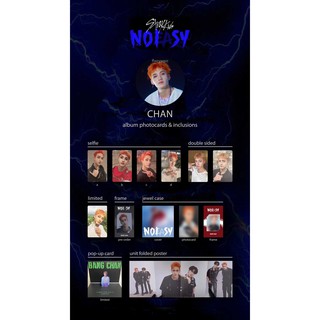 Có sẵn lẻ card off thành viên Stray Kids - Bang Chan