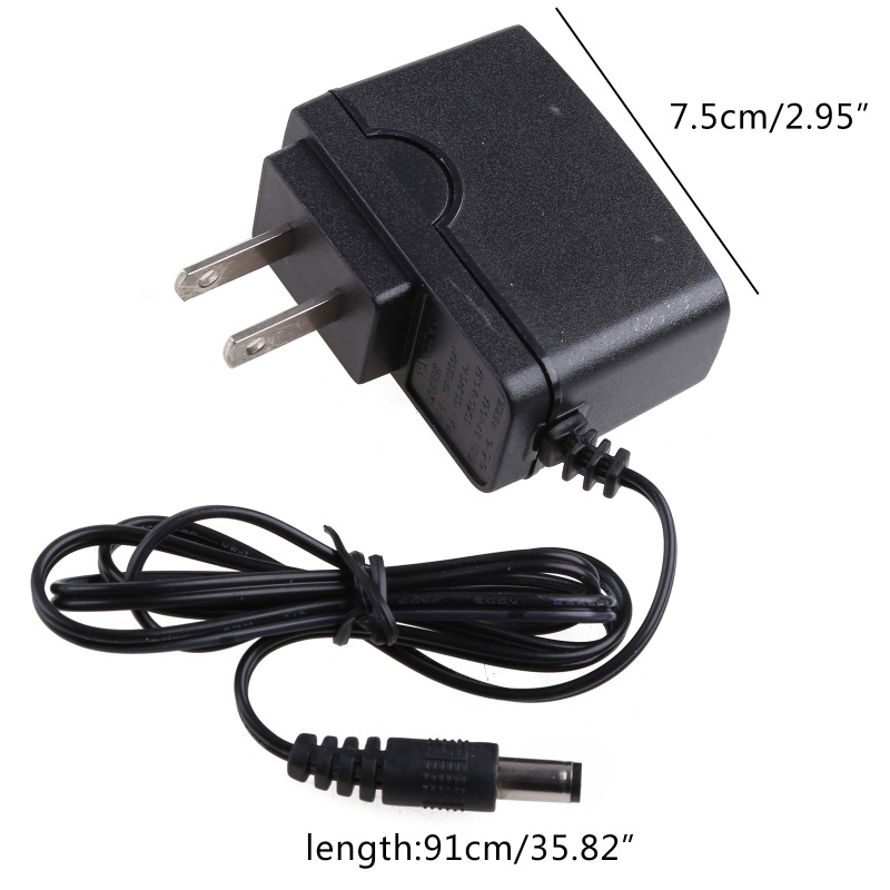 Bộ Chuyển Đổi Nguồn Điện DC 9V 600mA 0.6A AC Phích Cắm US