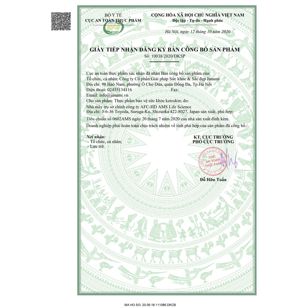 Viên Uống Thải Độc Ketoskin 60 viên | Thế Giới Skin Care